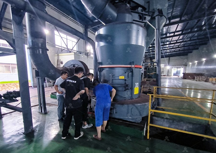 萤石制粉配套设备系统图