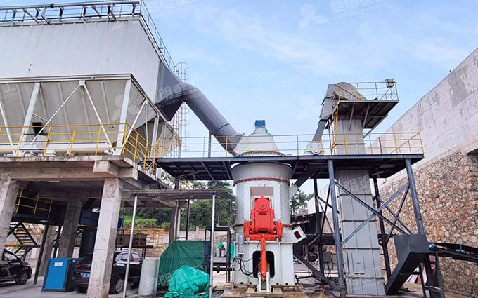 黎明重工LM矿渣立磨在客户现场成功运行的项目实景照片