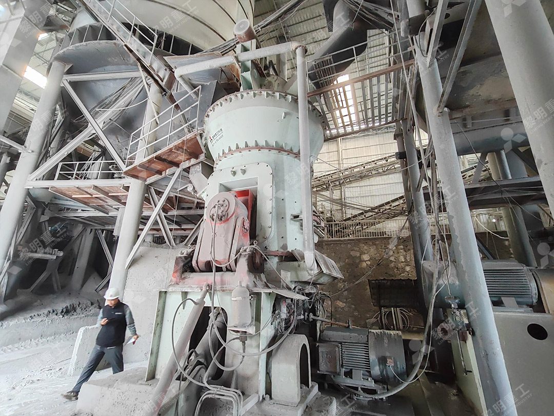 LM1100立磨高岭土陶瓷原料粉磨现场