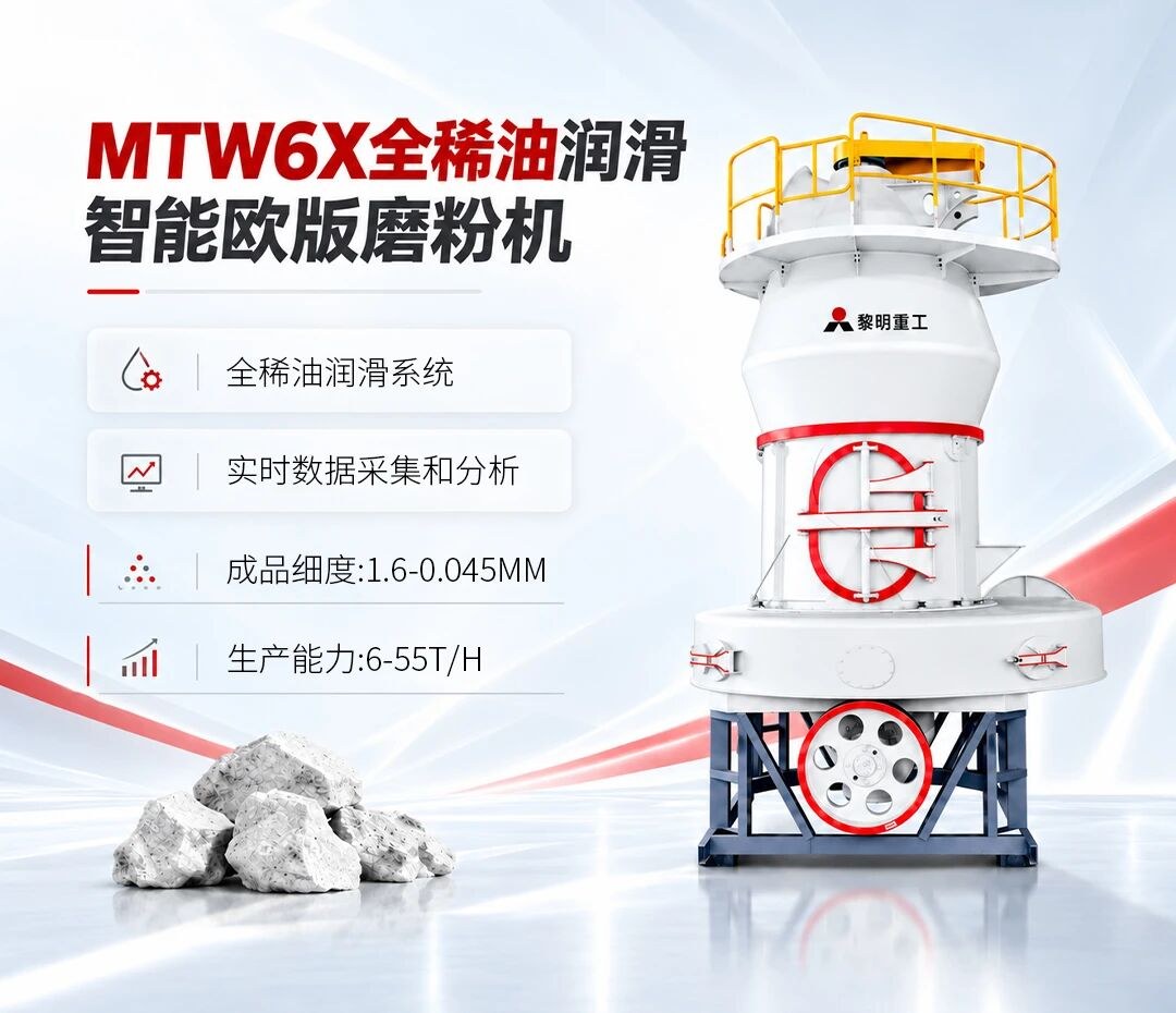 黎明重工MTW6X全稀油润滑智能欧版磨