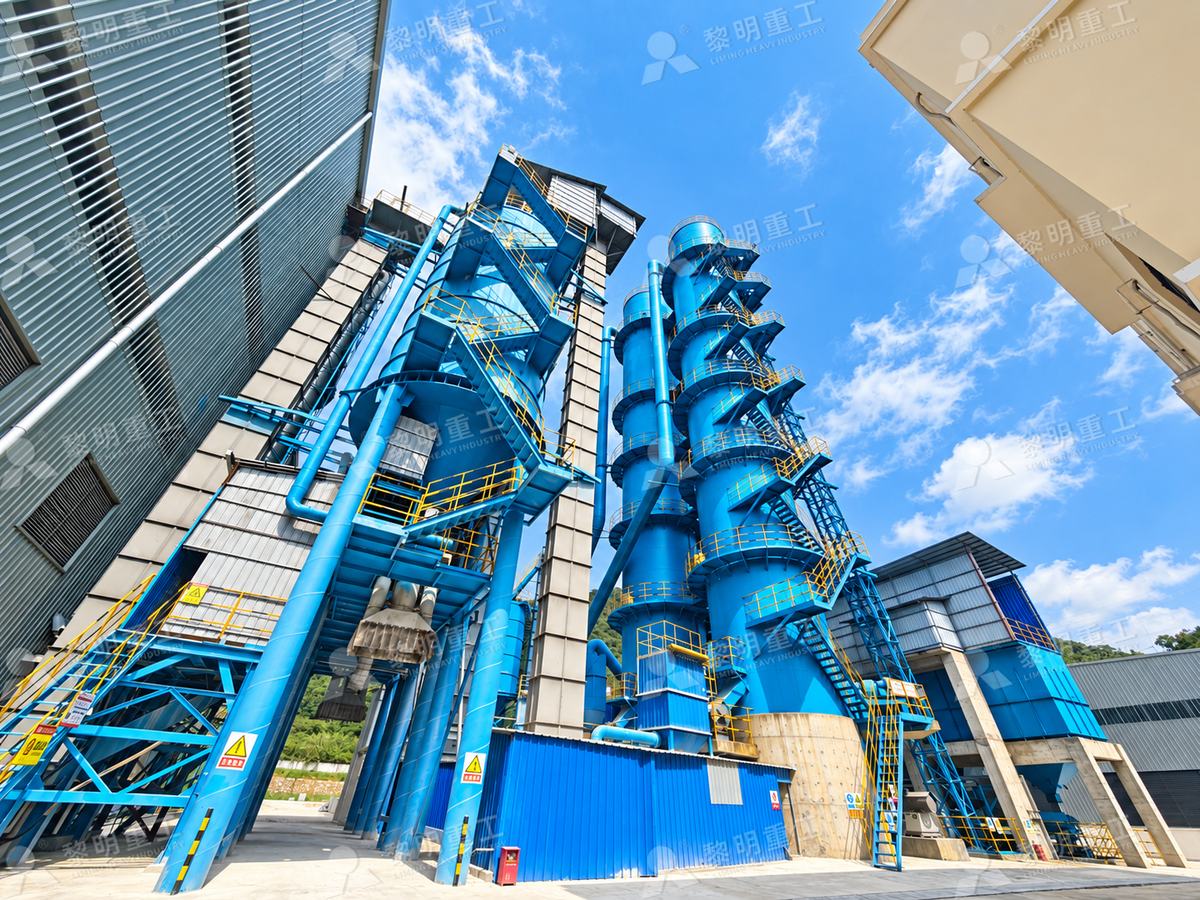 广东清远氢氧化钙消化渣制粉项目厂房外景